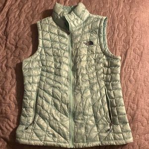 Teal North Face Vest
